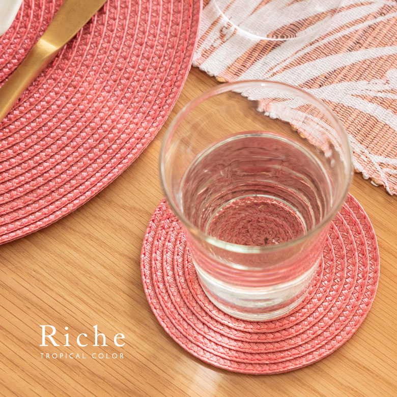 トロピカルカラー。コースター