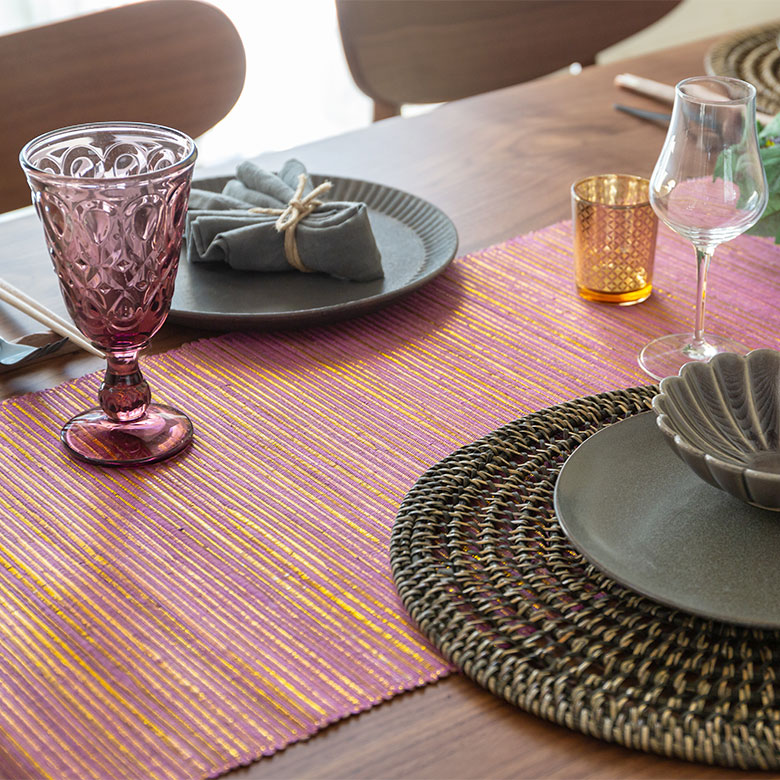 メタリック×リゾートカラー