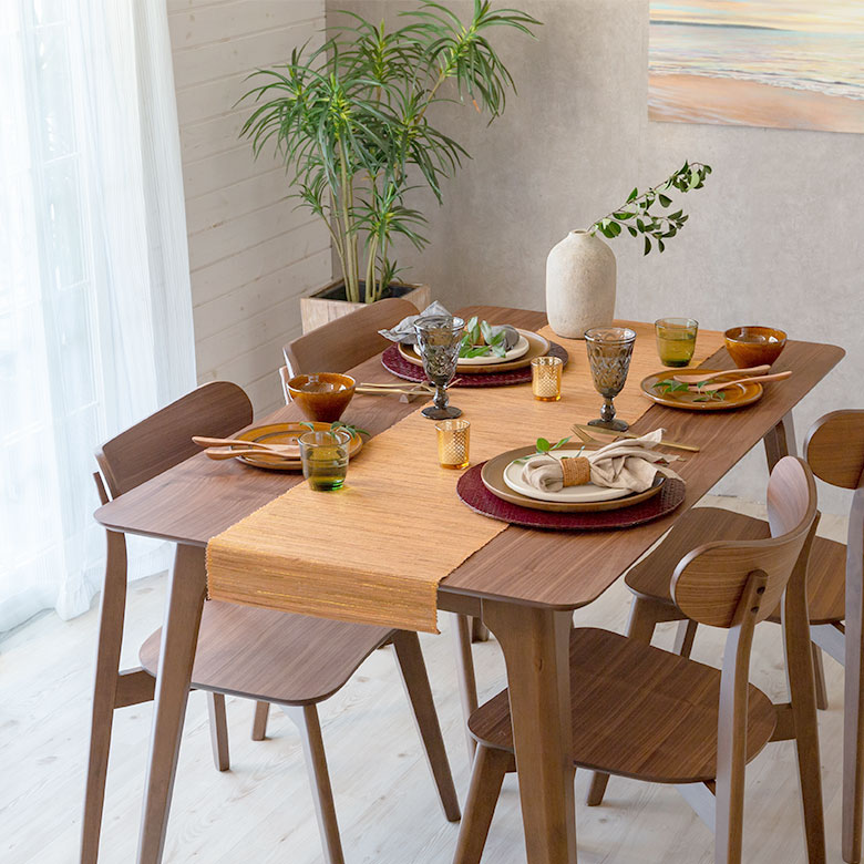 爽やかな食卓に演出