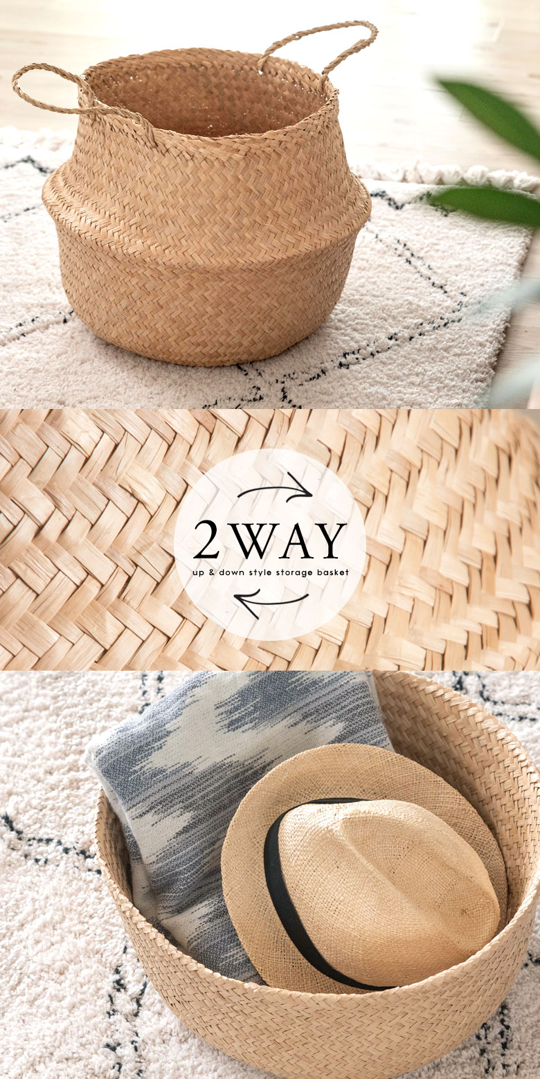 おしゃれな収納バスケット