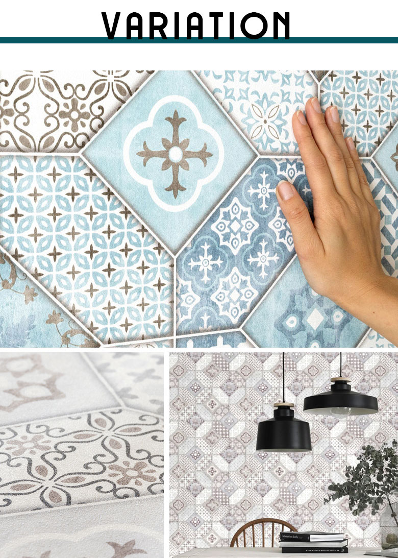 フリース壁紙のデザインの特長