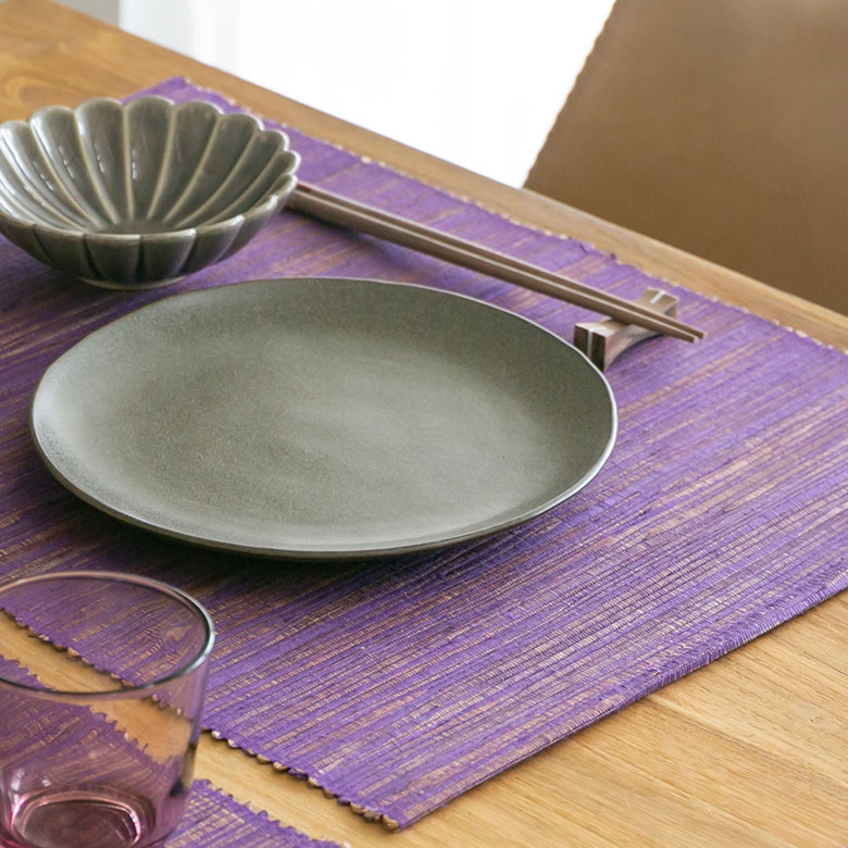 アジアンランチョンマット[パープル]
