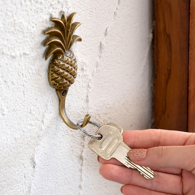 パイナップルデザインのフック