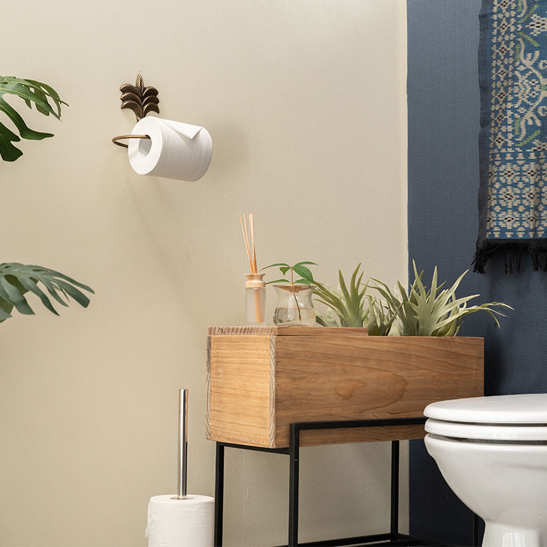 お手洗いのアクセントに