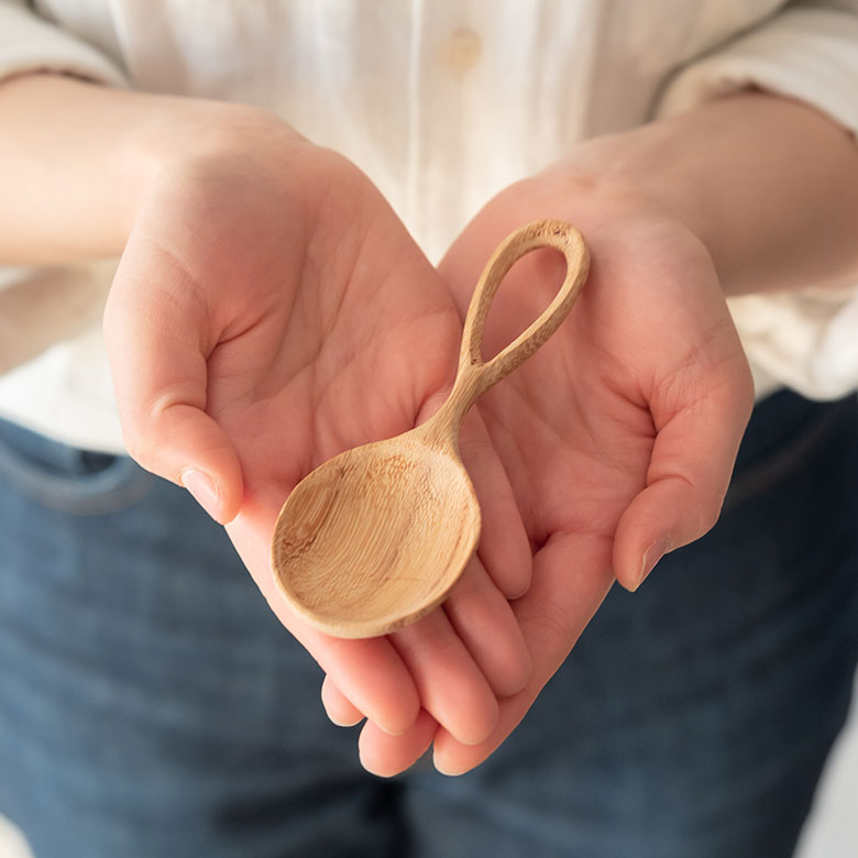 ナチュラルで優しい色合い