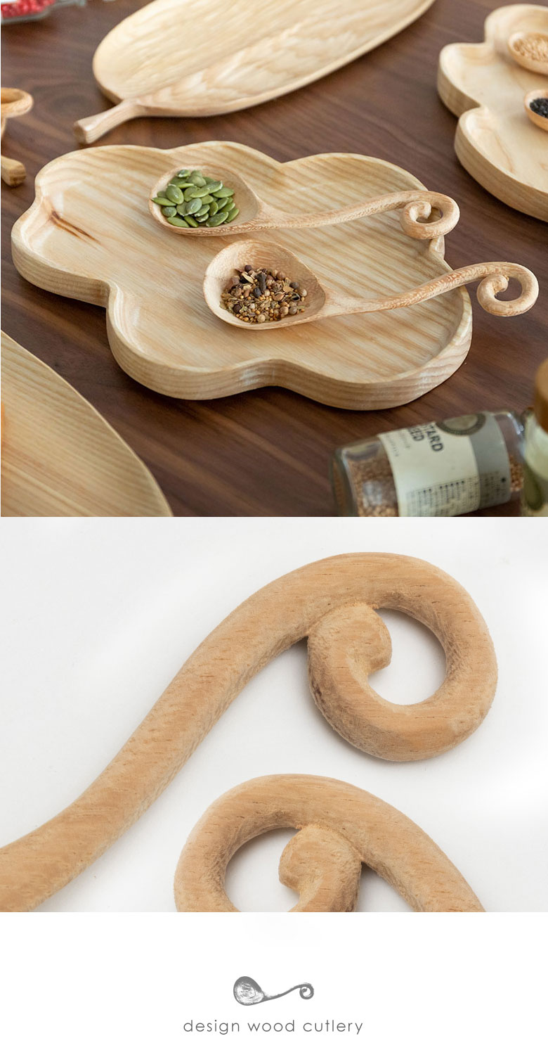 ウッド。カトラリー。テイル。