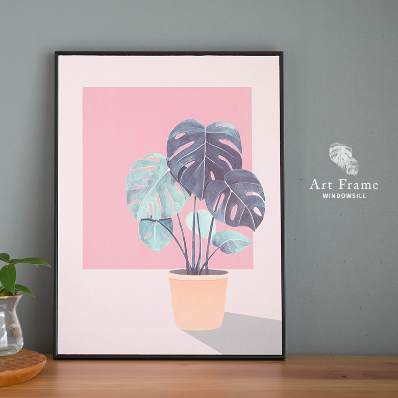 アートフレーム。ラインアート。風景。