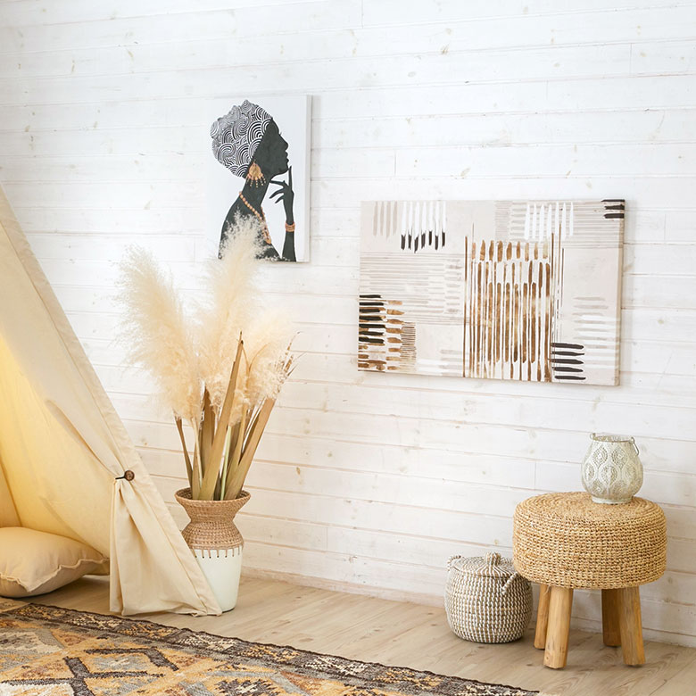 オブジェやインテリアと合わせるのが楽しい