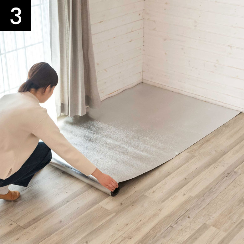 シートを敷いていきます