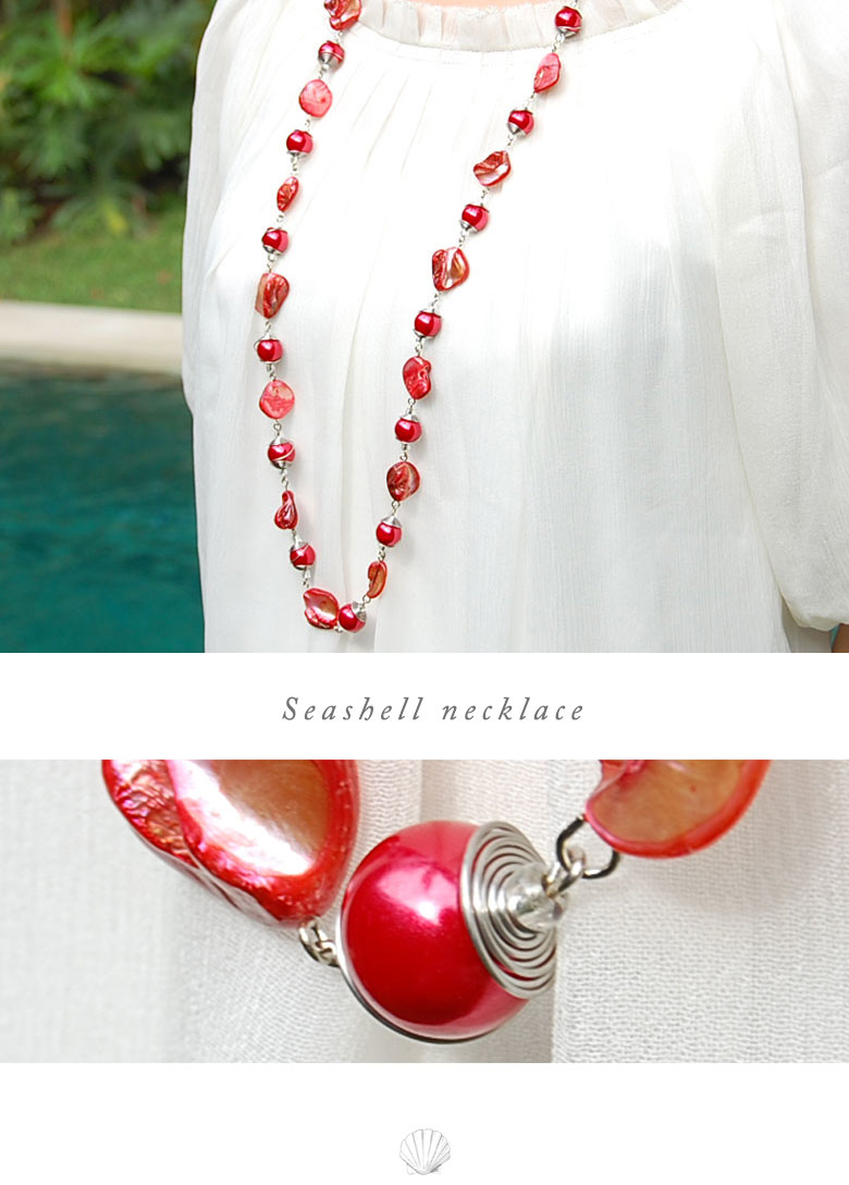 貝殻。バリ製。アクセサリー。