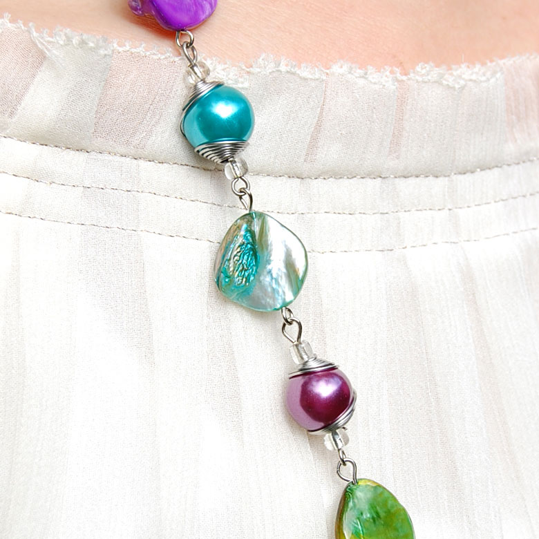 キラキラと輝く天然シェル