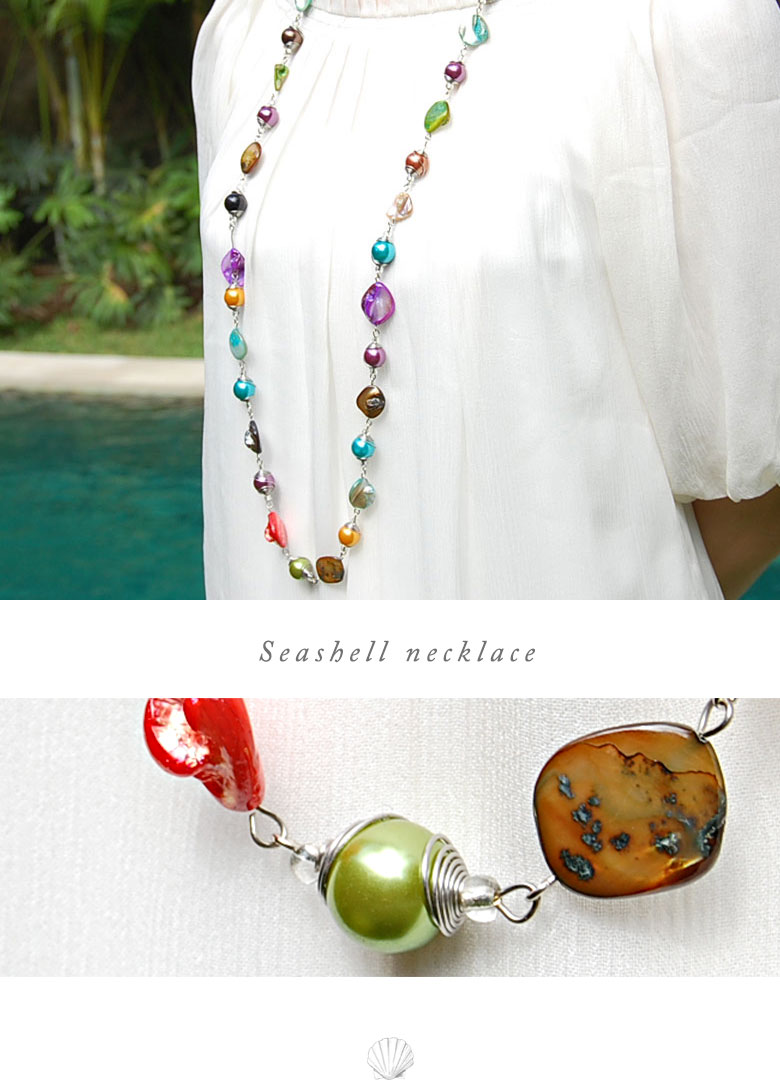貝殻。バリ製。アクセサリー。