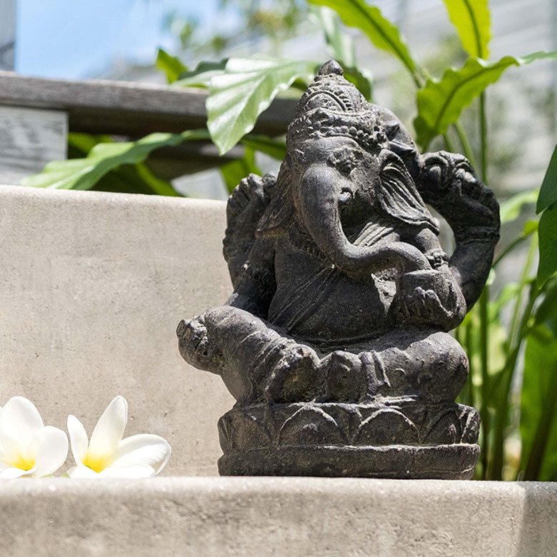 「ガネーシャ」のアンティーク調オブジェ