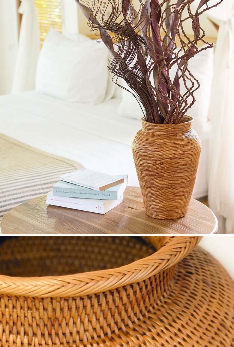 アタ製。バスケット。ハンドメイド。