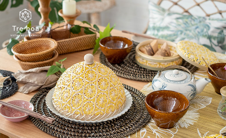 竹。ハンドメイド。フードカバー。