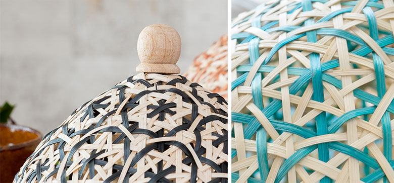 ベトナムの伝統工芸品。竹細工。