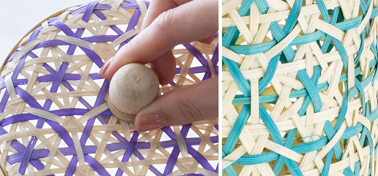 ベトナムの伝統工芸品。竹細工。