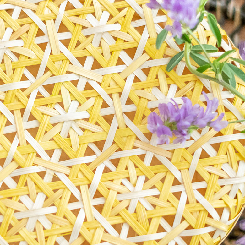 均等で美しい網目模様