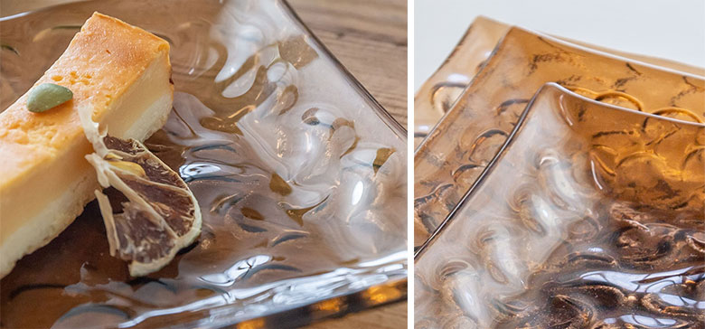 アンバー。落ち着いた色合い。