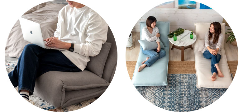 座面が高く作業もしやすい