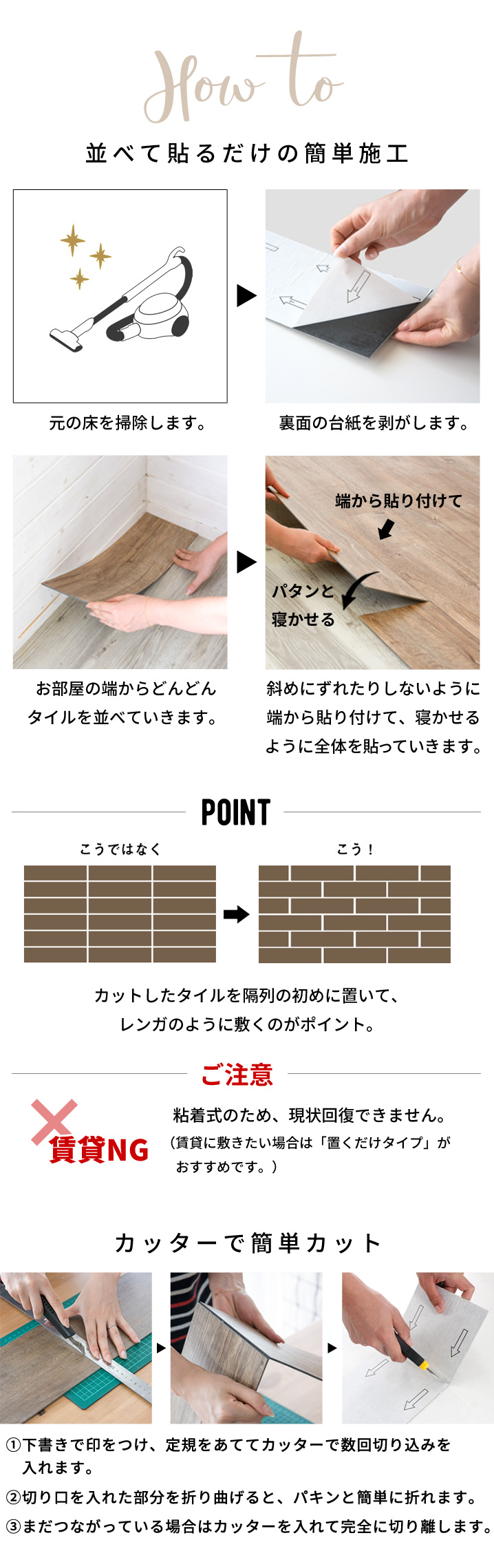 敷き方