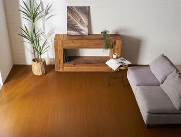 耐久性が高く、木材特有の反りや乾燥割れなどが少ない素材