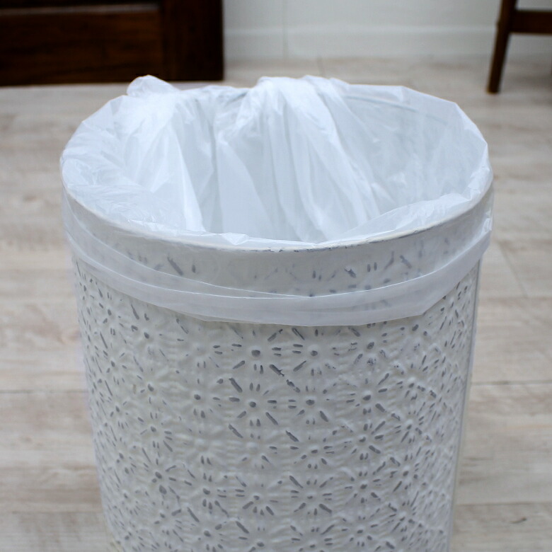 ビニール袋を隠せる