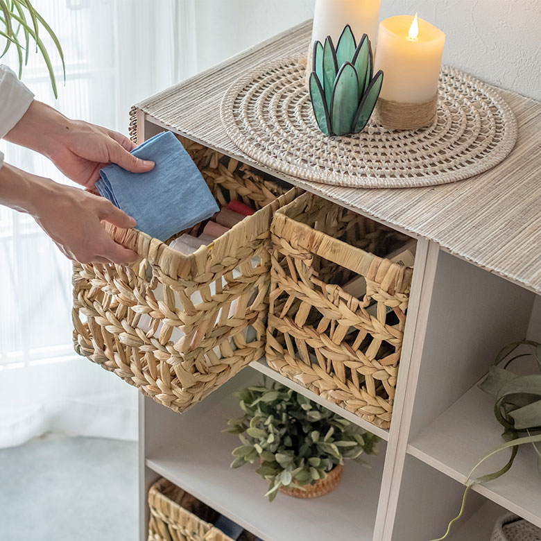 細々した雑貨類などはスリムタイプでスッキリ収納