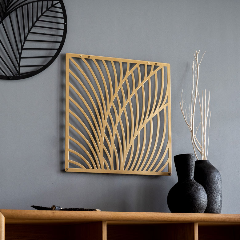 抜け感のある壁のデコレーションアイテム。