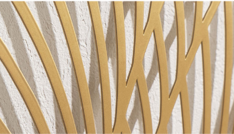 立体的に影を楽しむウォールデコレーション