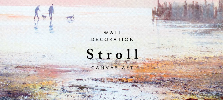 プリントながらも本物の絵画のようなタッチを再現