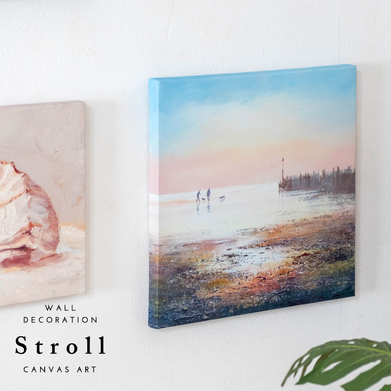 ストロール。壁掛けキャンバスアート