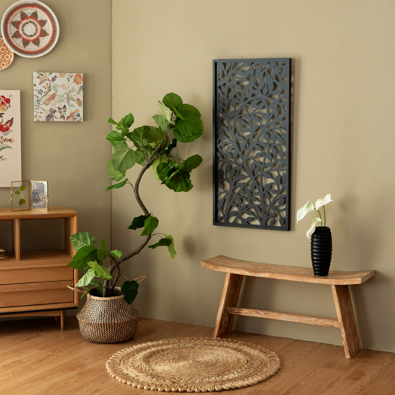 柄違いを複数枚飾ってインテリアをワンランクアップ