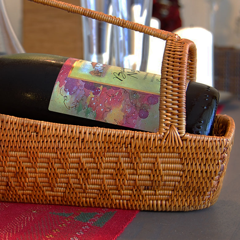 丁寧に編み込まれた美しい編み目