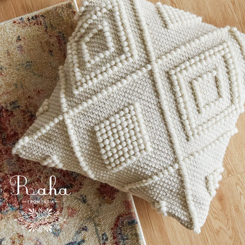 クッションカバー。Raha。ラーハ。