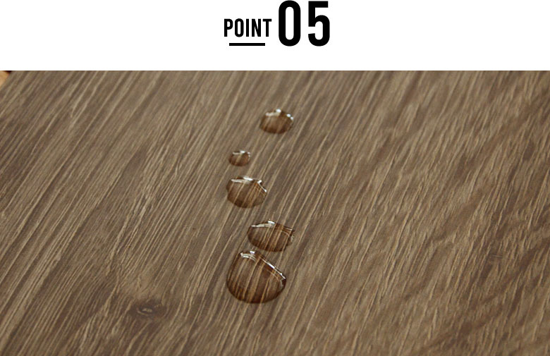 撥水加工でお手入れ簡単