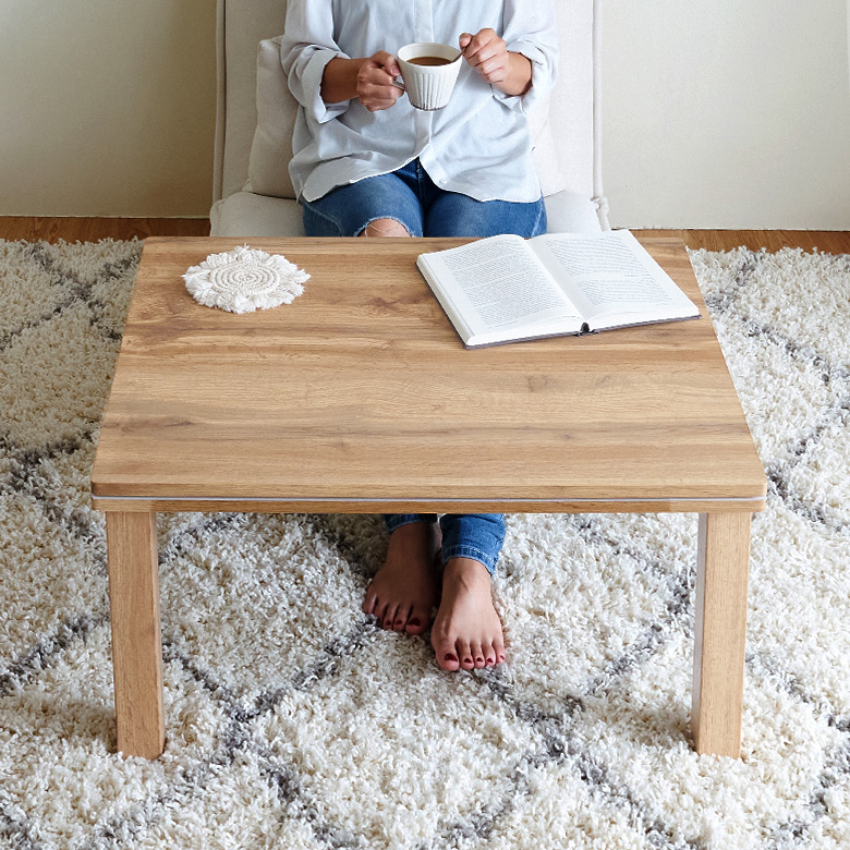 オールシーズン使えるこたつテーブル