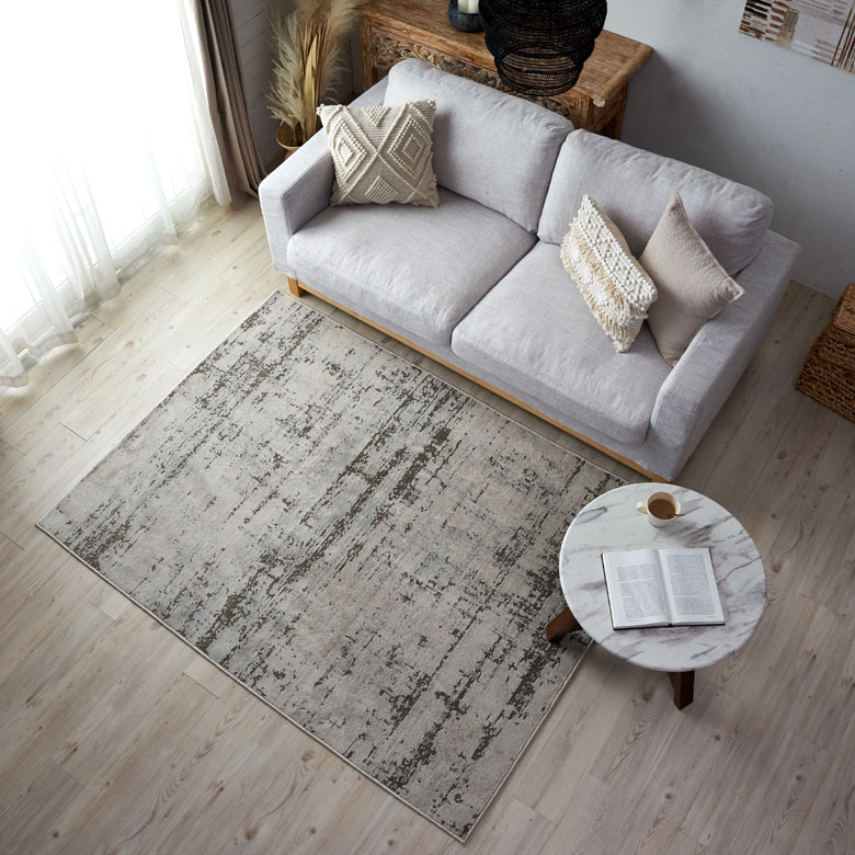 味わいのあるかすれ具合を表現できるのも、高密度ウィルトン織りならでは