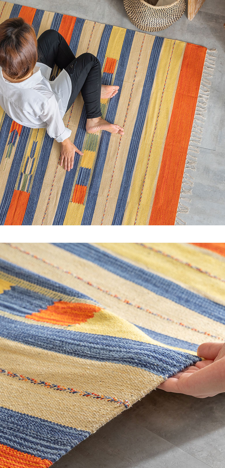 年中使えるラグ