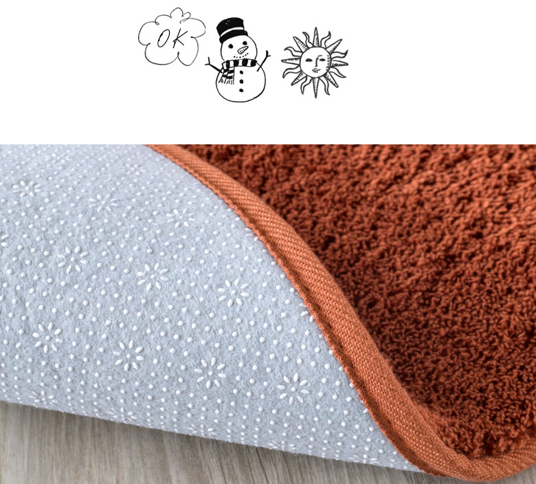 裏面に強力滑り止め加工。