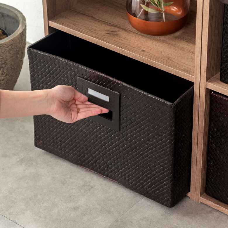 カラーボックスにぴったり入る パンダン製折り畳み式インナーボックス