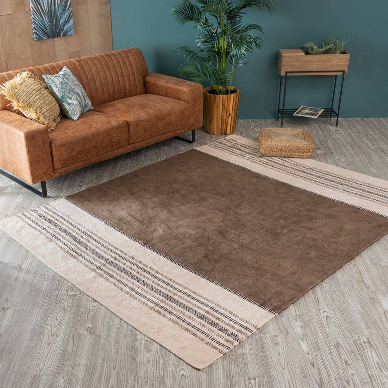 ヴィンテージ風。コットン。キリム柄。