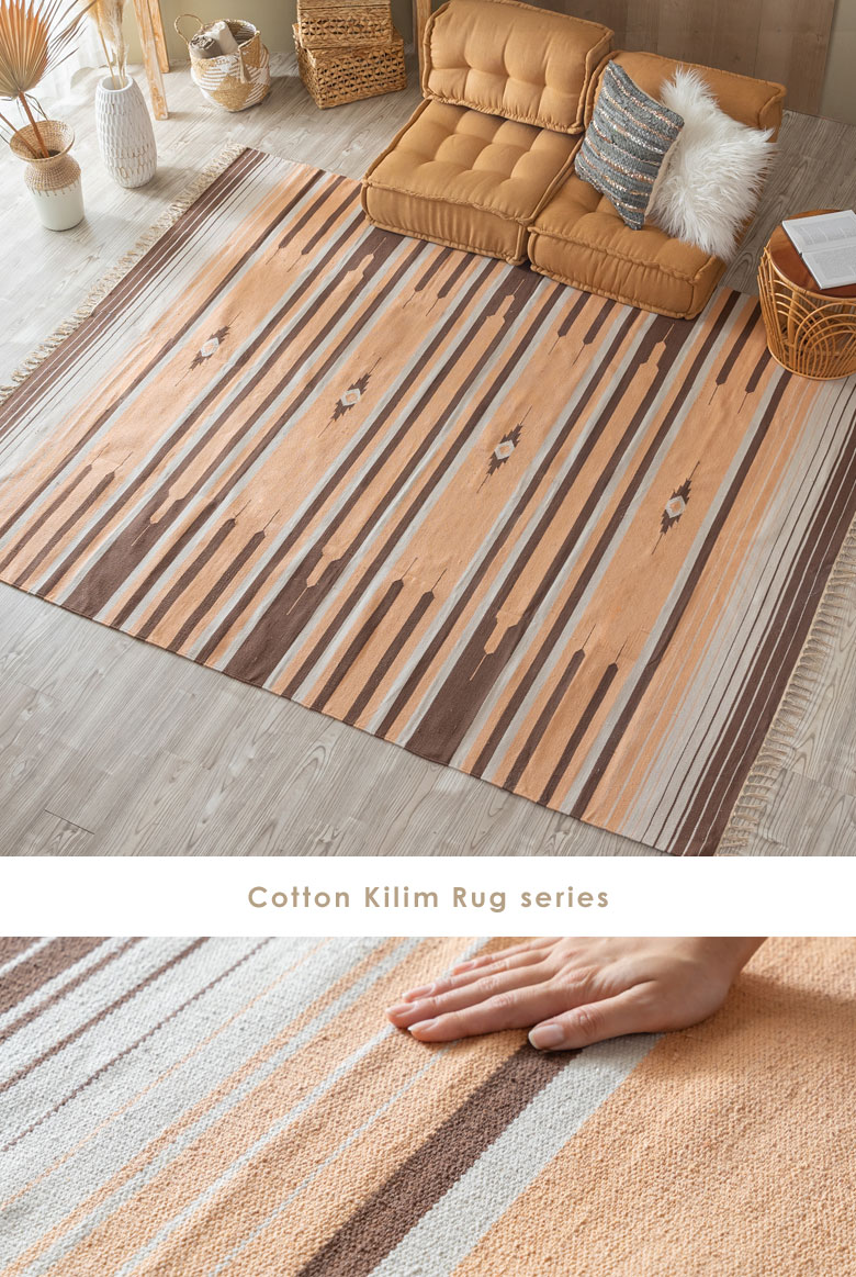 ラグ。ハンドメイド。キリムラグ。