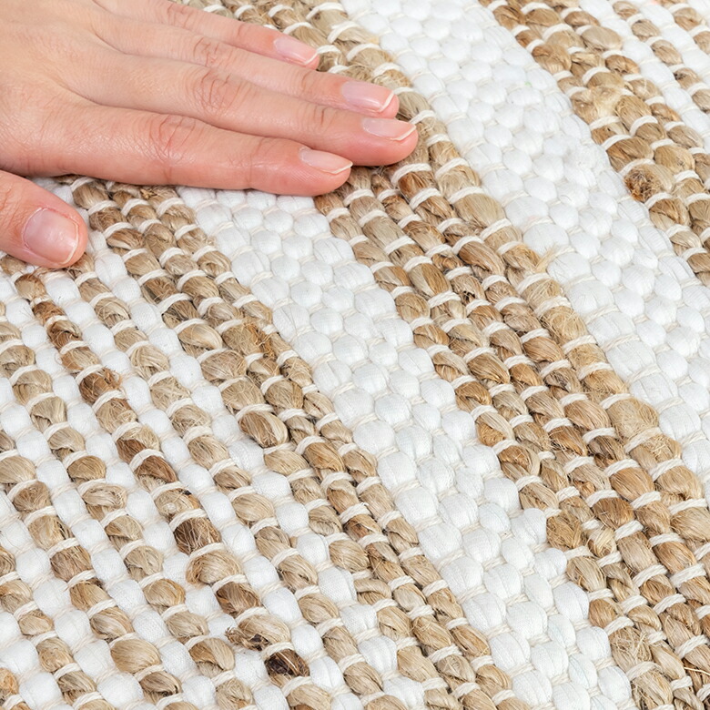 ジュートとコットンを使用しました