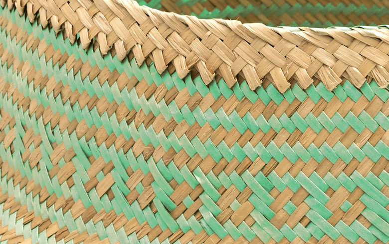 温かみのある美しい編み目