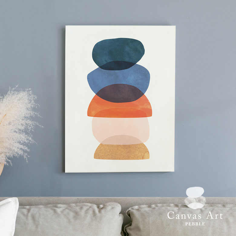 カジュアルな壁掛けキャンバスアート