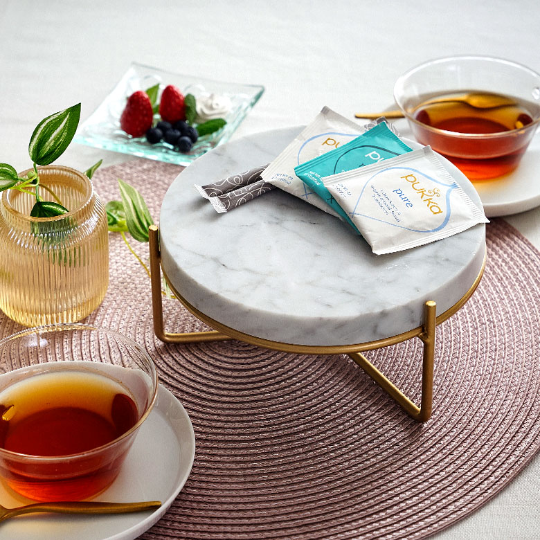 本物の大理石ならではのつやっとした光沢