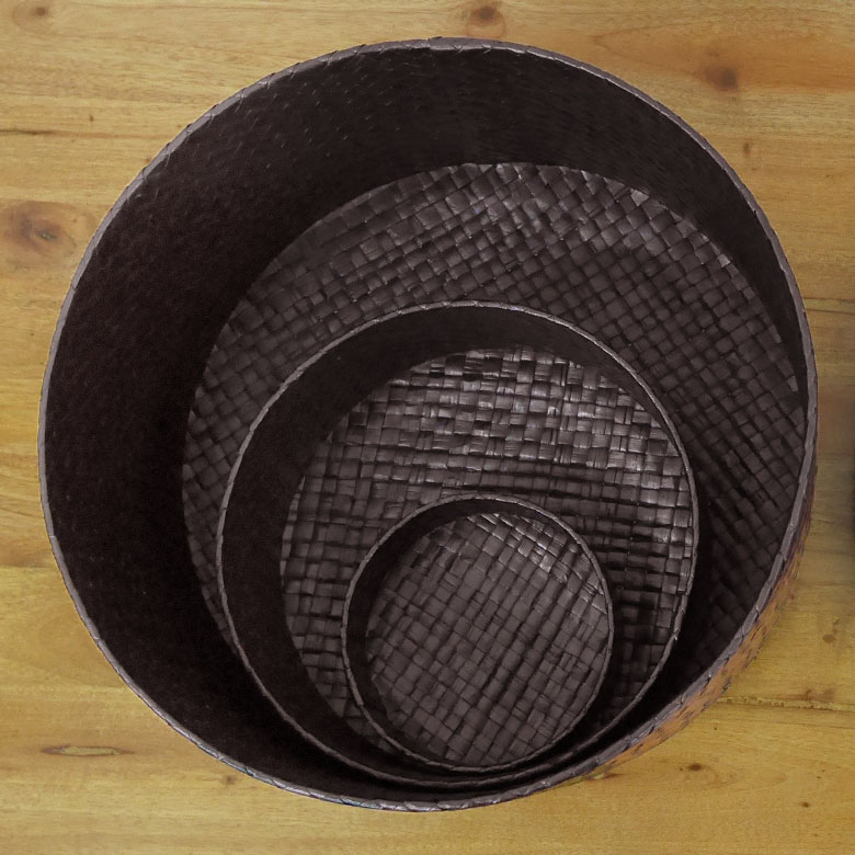 ハンドメイドで編み込まれた美しい編み目