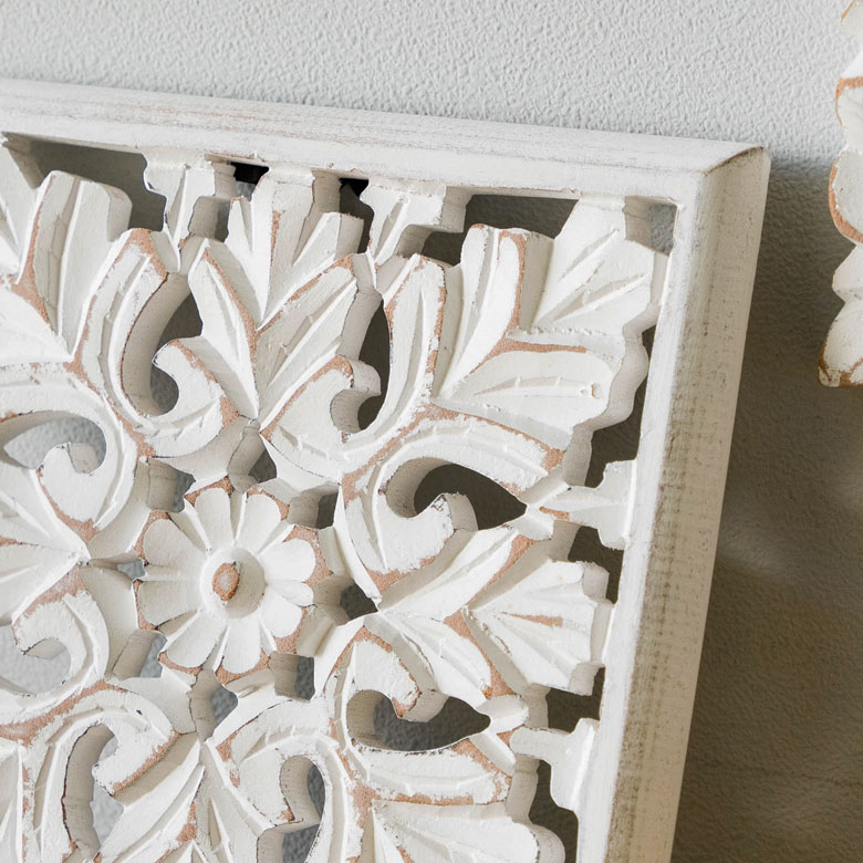 美しいハンドメイドの彫刻インテリア