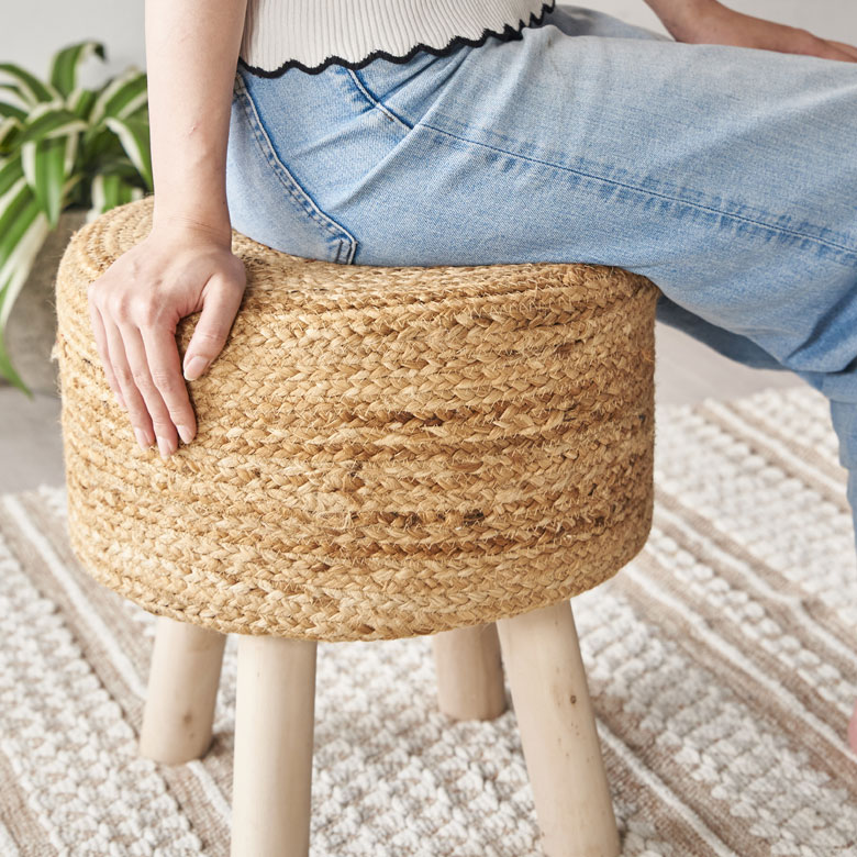 ジュートの素材感